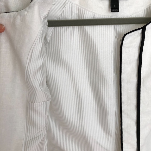 J Crew White Bolero Zip Jacket - Picture 5 of 5